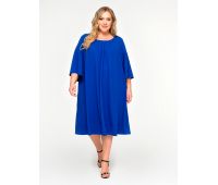 синие нарядные платья для полных женщин