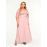 Красивые большие розовые платья купить в москве дешево
