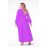 Красивые фиолетовое платье для полных купить в москве дешево