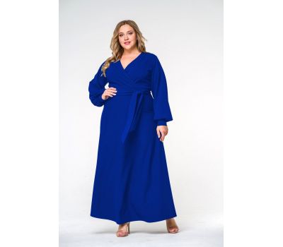 Красивые синие вечерние платья для полных женщин купить в москве дешево