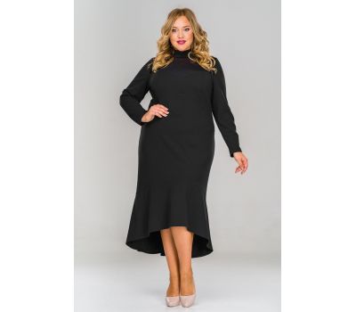 Красивые женское платье черное больших размеров купить в москве дешево