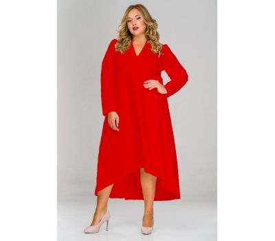 Красивые красивое красное платье для полной женщины купить в москве дешево