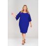 синее коктейльное платье большой размер