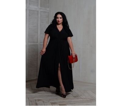 Красивые модные черные платья больших размеров купить в москве дешево
