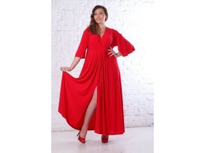 красное свадебное платье для полных женщин