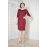 Красивые красное платье с кружевом для полных купить в москве дешево