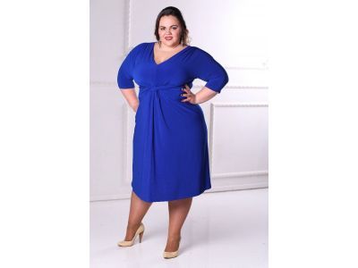 голубое вечернее платье большой размер