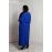 Красивые синее платье с длинным рукавом для полных купить в москве дешево